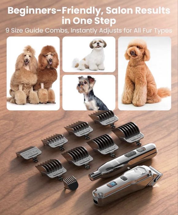 професійний набір для повного домашнього грумінгу Oneisall 4-in-1 Pet Grooming Kit (модель PC15