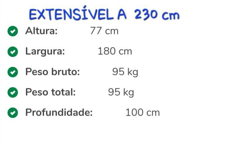 Mesa de jantar + cadeiras