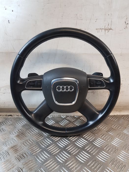 Kierownica Multifunkcja Łopatki + Poduszka Airbag Audi A6 C6 Lift 10R-