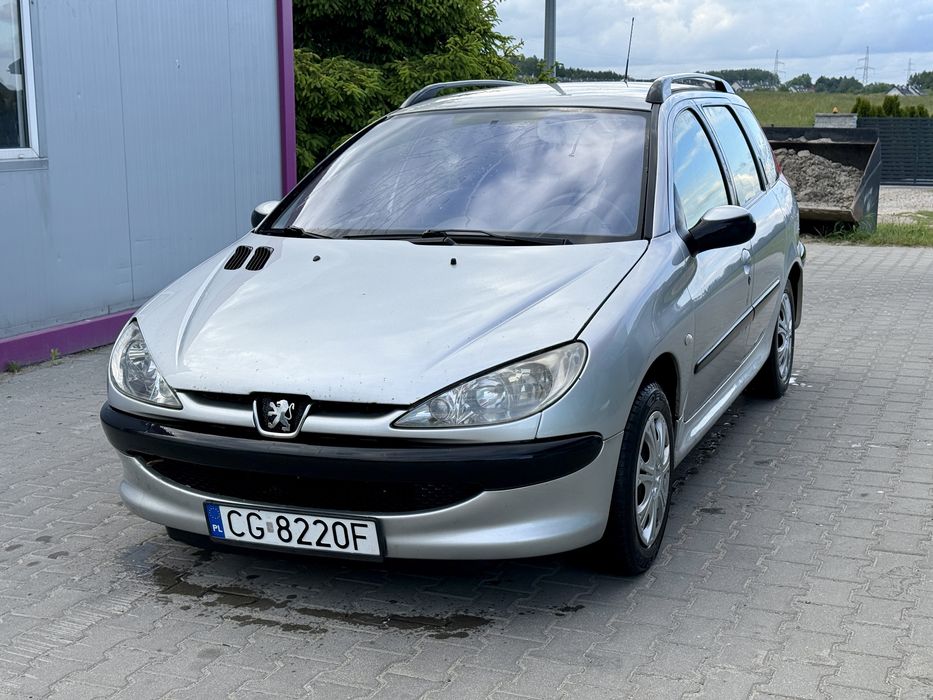 Peugeot 206SW 1.4 benzyna. 2003r. Klima.