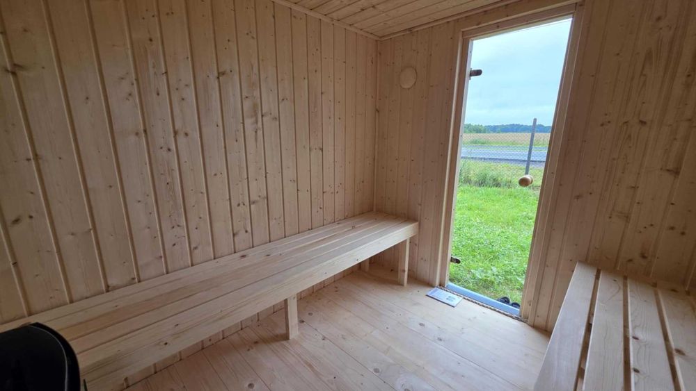 Sauna ogrodowa domek ogrodowy jacuuzi