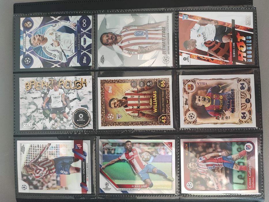 Karty piłkarskie Topps/Panini - kolekcja [NUMEROWANE/AUTOGRAF/RELIC]