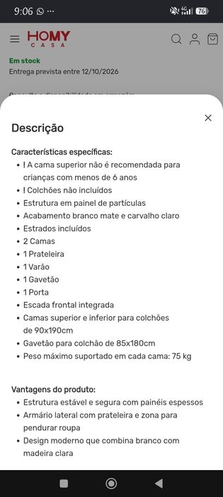 Beliche 3 em 1 Homy Casa