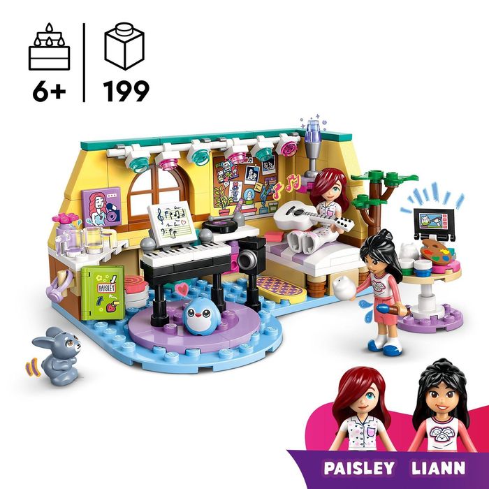 KLOCKI LEGO pokój artystki 199 elementów figurki 6 lat
