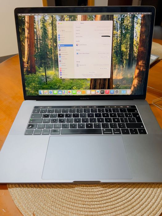 MacBook Pro 15.4” 2019 | 16GB RAM | 512GB SSD
