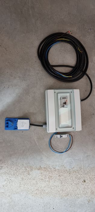 Quadro eletrico tomada carregamento carro eletrico contador