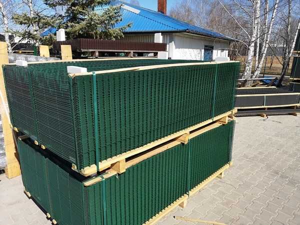 Panel ogrodzeniowy lakierowany ANTRACYT 4mm 150cm ogrodzenie panelowe