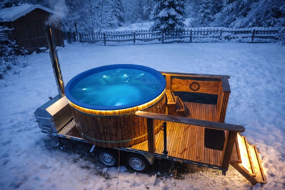 Mobilna balia z hydromasażem - relaks w Twoim ogrodzie