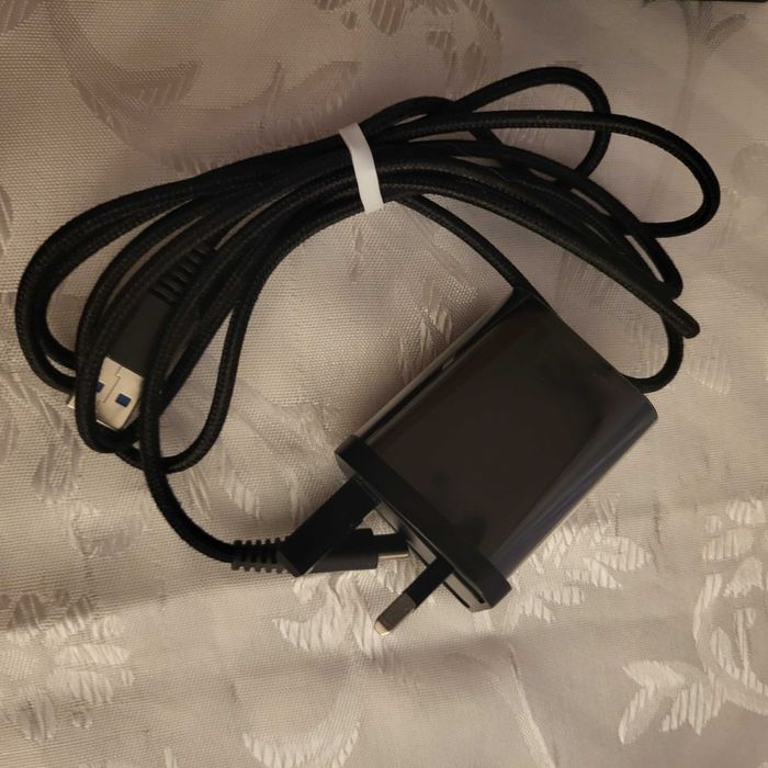 Ładowarka USB QC 3.0 18W + Kabel USB-C 1,8 m Szybkie Ładowanie UK