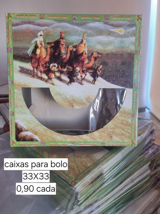 50 Caixas com visor transparente