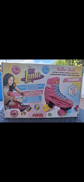 Patins e proteções Soy Luna como NOVOS