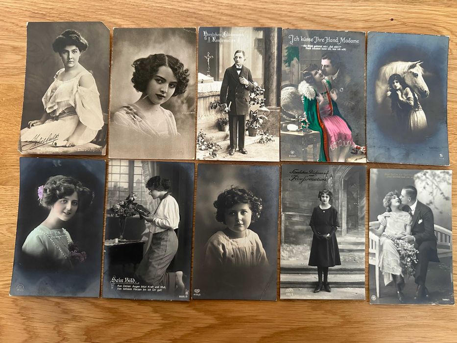 Stare pocztówki przedwojenne.