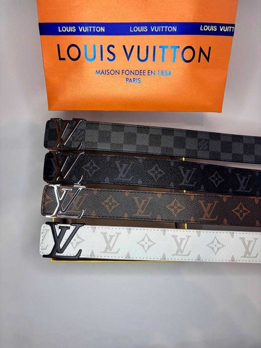 Ремінь Louis Vuitton Belt | Кожаный ремень LV | Нові