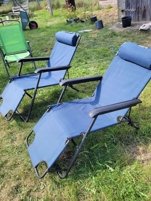 Leżak ogrodowy regulowany