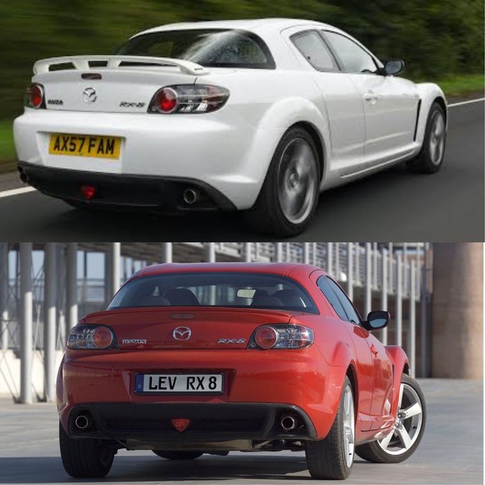 Задній бампер на Mazda Rx8 2003-2012р.