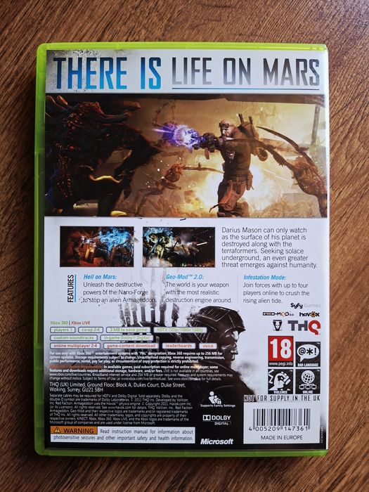 Red Faction Armageddon XboX 360