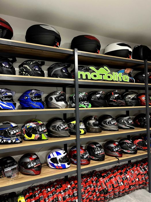 Шолом / шлем, інтеграл закритий з коміром Захисний мотошлем скутера