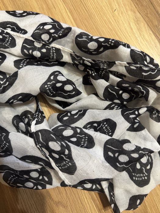 Шарф инди слиз, архив , довгий шарф, indie sleaze, череп, y2k, opium