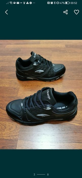 Sportowe Buty Męskie Lekkie Wygodne Czarne