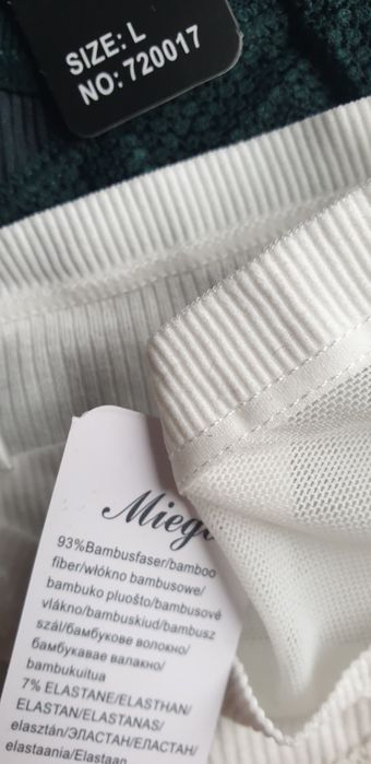 4×Damskie majtki figi z siateczką L