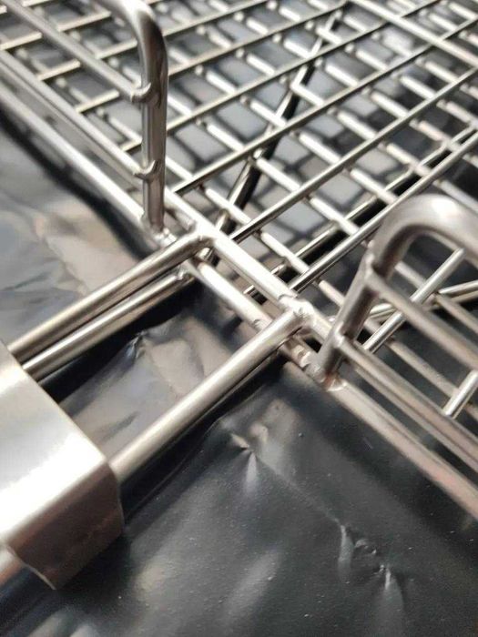 Решетка гриль 30×50 нержавейка | большая сетка для мангала барбекю шашлык подарок мужчине/ решетка для гриля