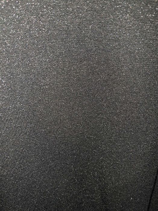 Camisola comprida em preto matizado, tamanho único