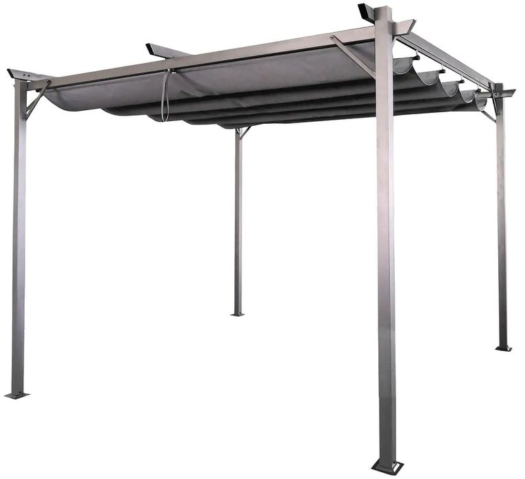 Терасна пергола HardMaster SPRINT 3x3 Антрацит/Сірий
