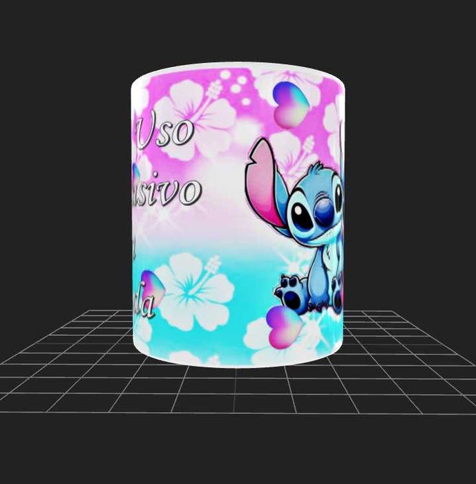 Canecas Personalizadas Stitch dá para colocar nome, foto etc64286563824770124