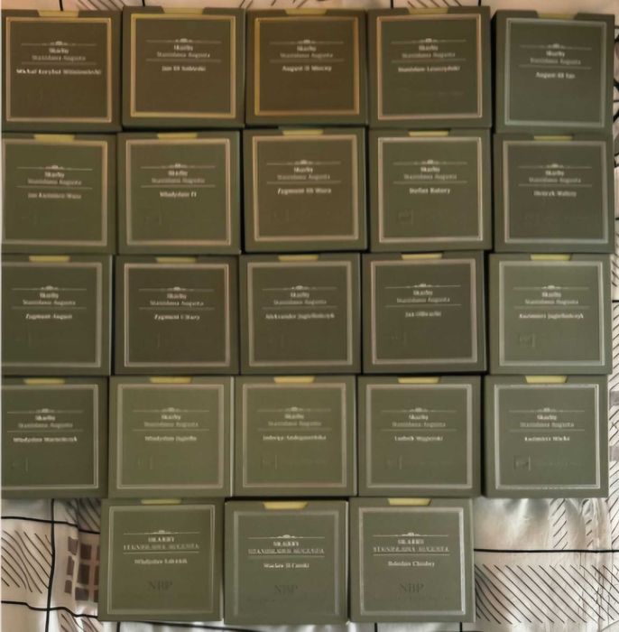 Skarby Stanisława Augusta 23 szt. Cały komplet