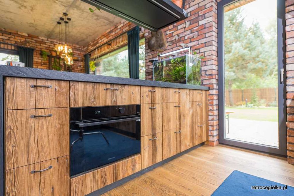 Fronty kuchenne ze starego drewna