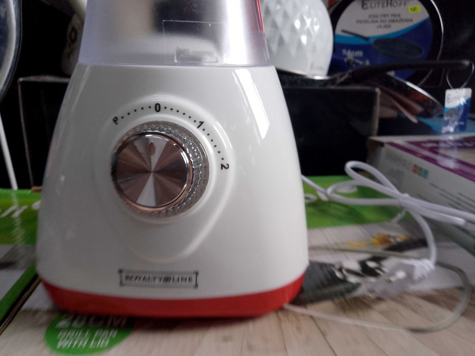 BLENDER KIELICHOWY SZKLANY do owoców i warzyw Kruszy Lód mocny bardzo