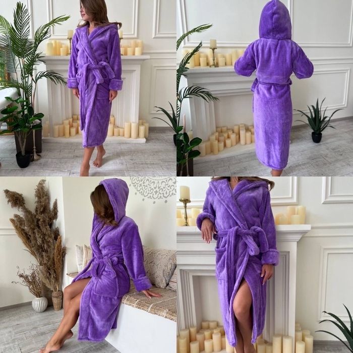 Жіночий махровий халат, теплий,ніжний халат, женский халат домашний