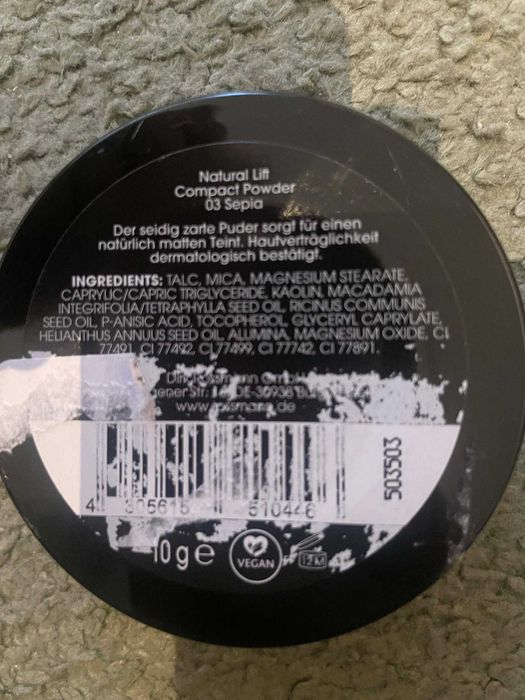 Puder prasowany Rival de Loop Rouge 03 cynamon brązowy 09036