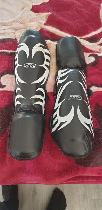 Набір броні, захист, щитки на ноги для муай-тай, кікбокс