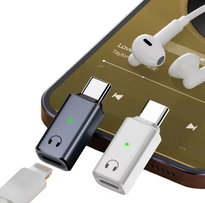 Перехідник, переходник, адаптер usb, type c, lightning