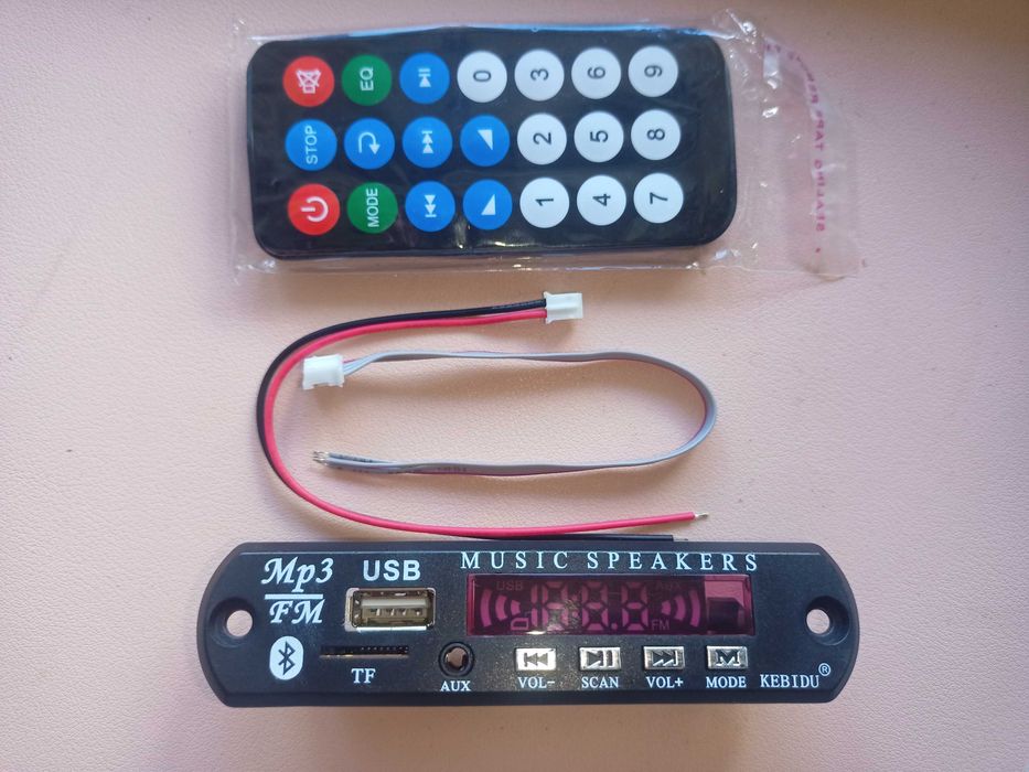 Модуль MP3 FM радіо  Bluetooth 5.0  Kebidu