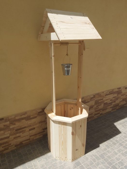 Floreira em forma de poço