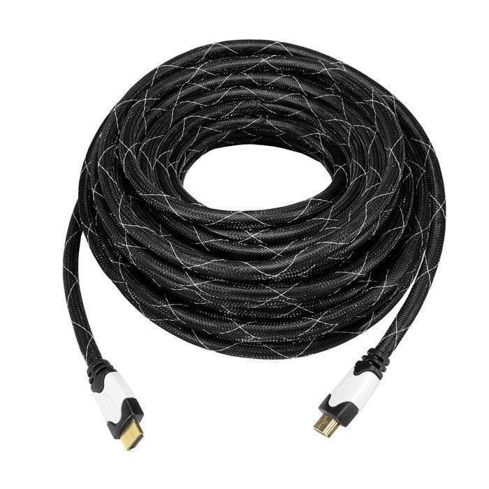 Kabel HDMI męski 10m oplot ETHERNET Hight Speed pozłacany 4K 3D
