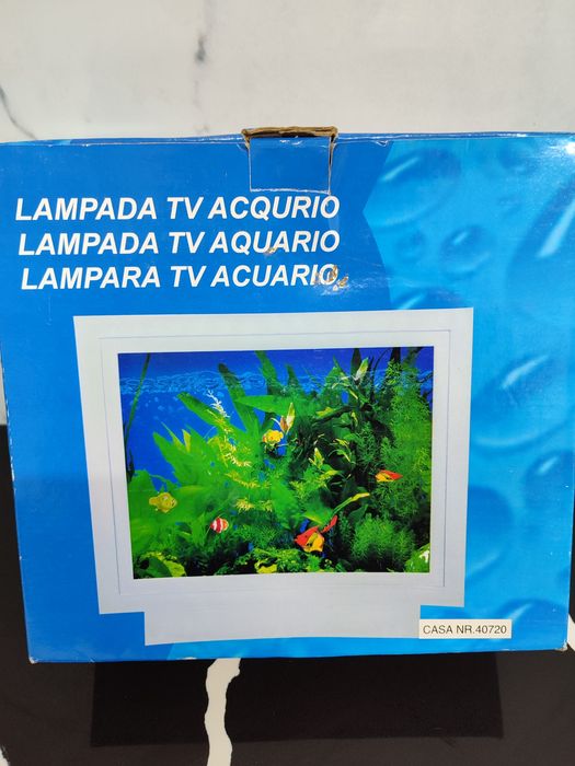 Aquário TV com luz para crianças