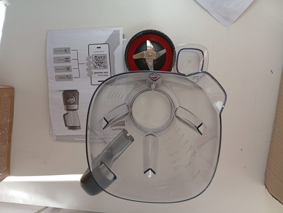 Philips (HR3020/20) Serii 5000 Blender, Silnik ProBlend Plus 1000W 2L