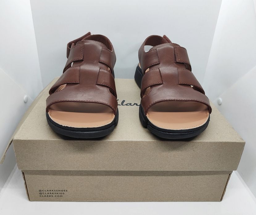 Кожаные 26,5 сандалии Clarks оригинал
