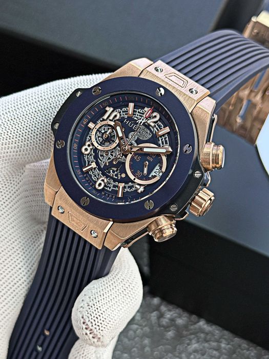 Годинник Hublot Big Bang Unico King Gold Blue