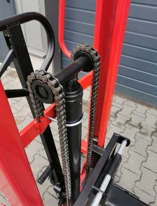 Nowy WÓZEK PALETOWY PODNOŚNIKOWY masztowy sztaplarka 1000kg 2000kg