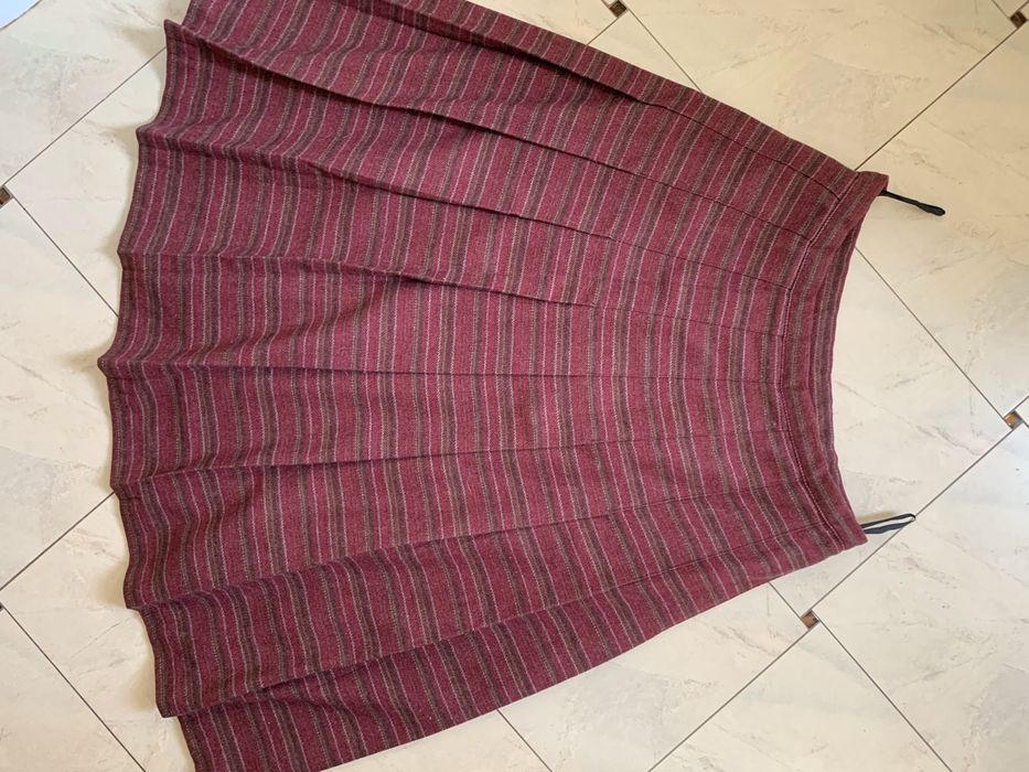 Спідниця брендова M&S Британія Довга Вовна 85% На підкладці Нова