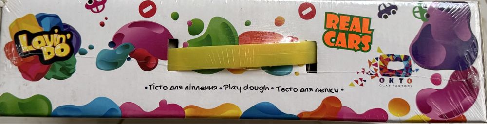 Набор теста для лепки Настоящие машинки