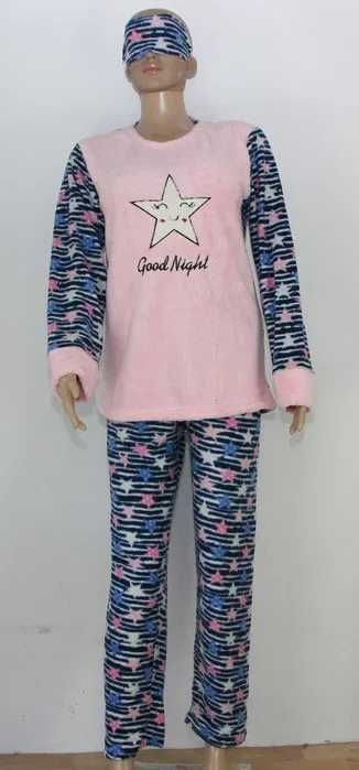 Piżama damska gruba ciepła SOFT polar wygodna L XL XXL nowa