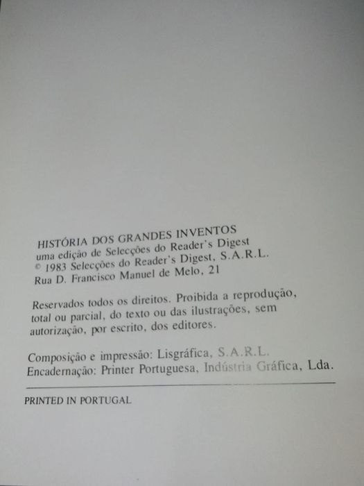 História dos Grandes Inventos