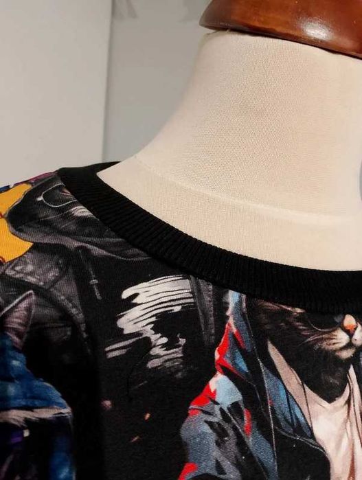 Młodzieżowa bluza Zbuntowane Koty rozm 164 NOWA