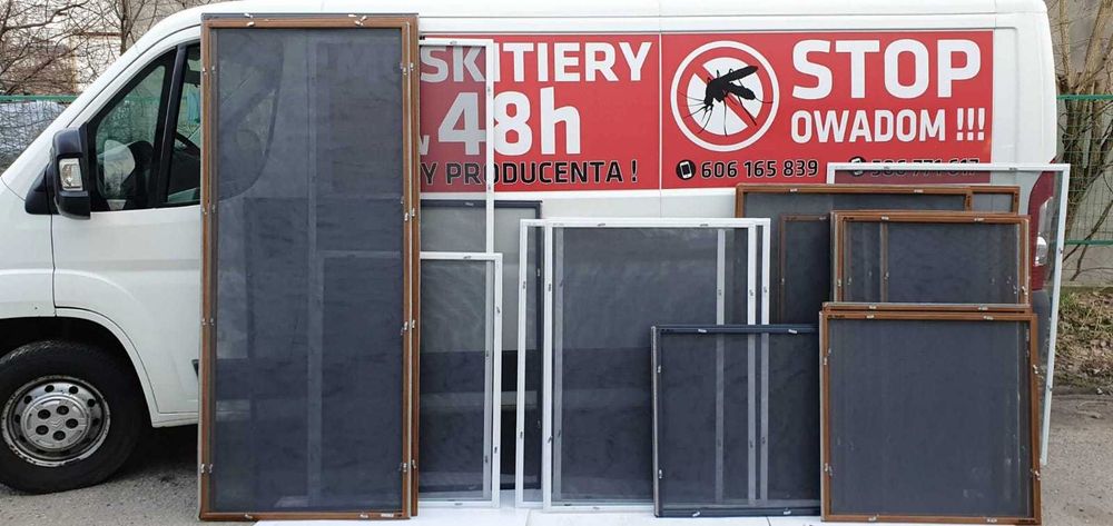Moskitiery okienne z pomiarem i montażem od 50 zł