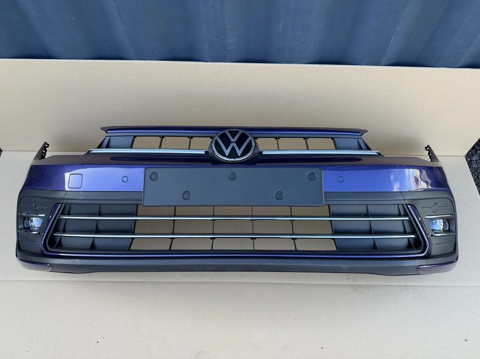ZDERZAK PRZÓD VW POLO VI LIFT 2G0 GTI R-LINE ORYGINAŁ KOMPLETNY DEMONTAŻ A4B